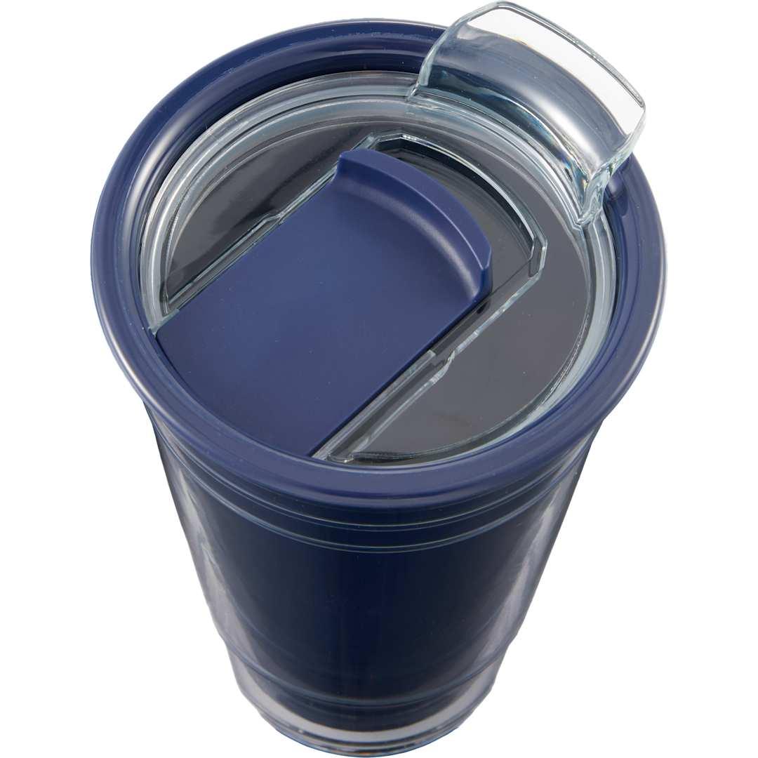 Mipsy recycled double wall tumbler 16oz Black miniatura 16