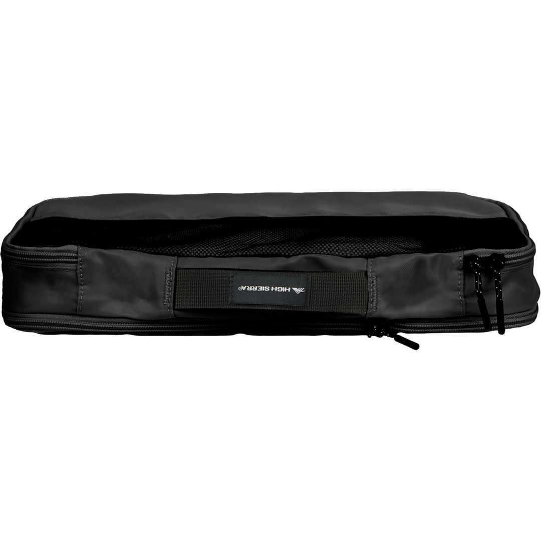 High sierra courier packing cubes Black front