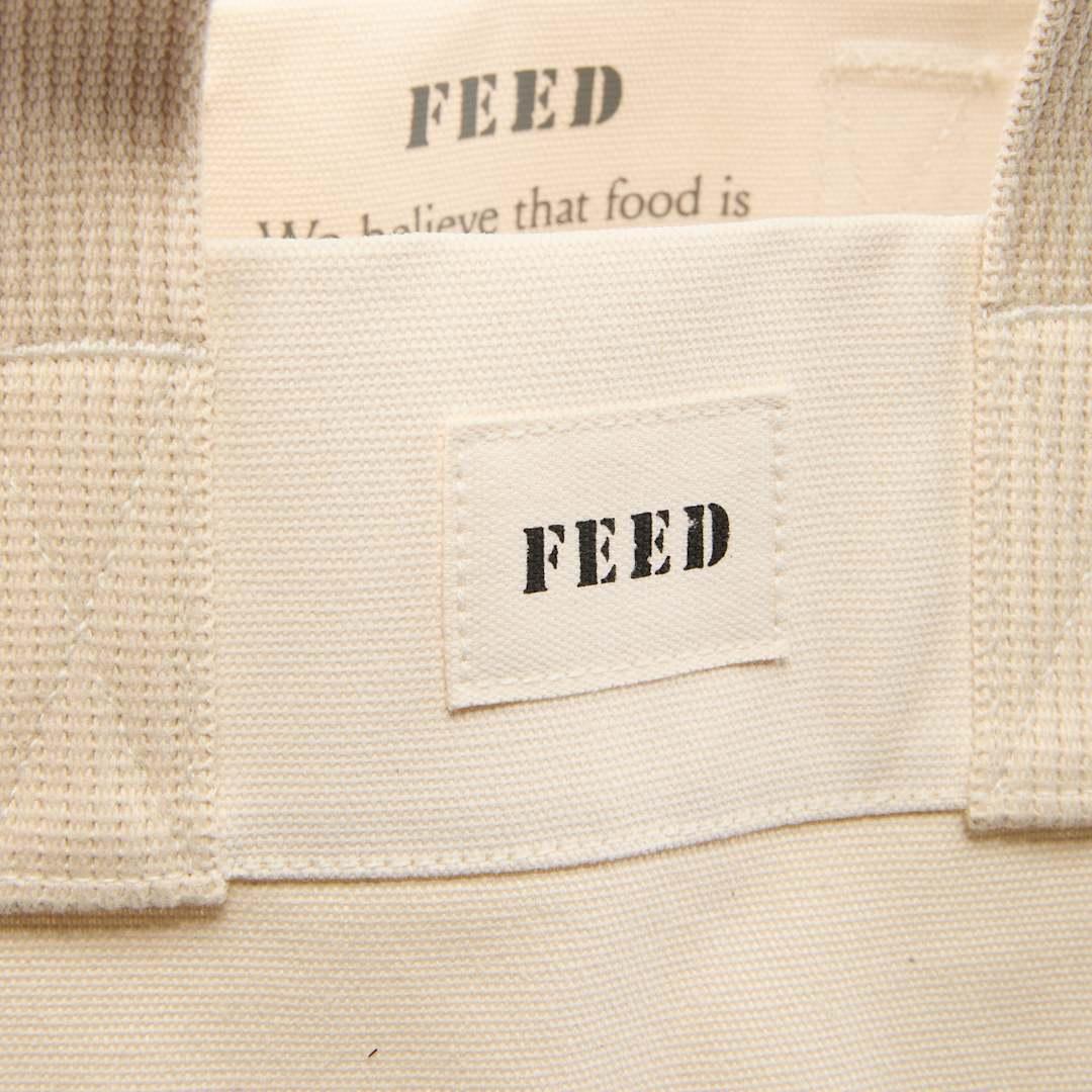 Feed organic cotton market tote Black miniatura 8