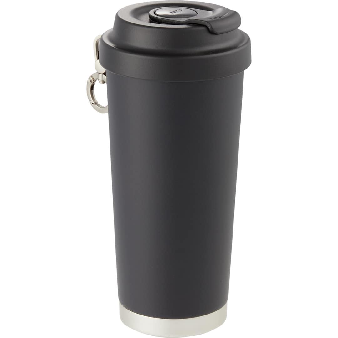 Haley vacuum tumbler one touch opening lid 16oz Black miniatura 4