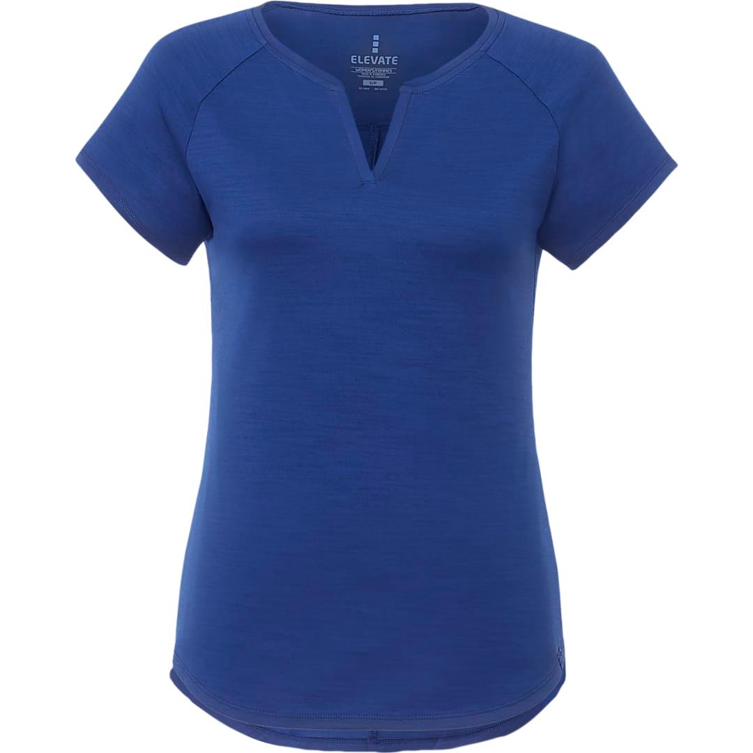 Womens amos eco ss top Blue miniatura 4