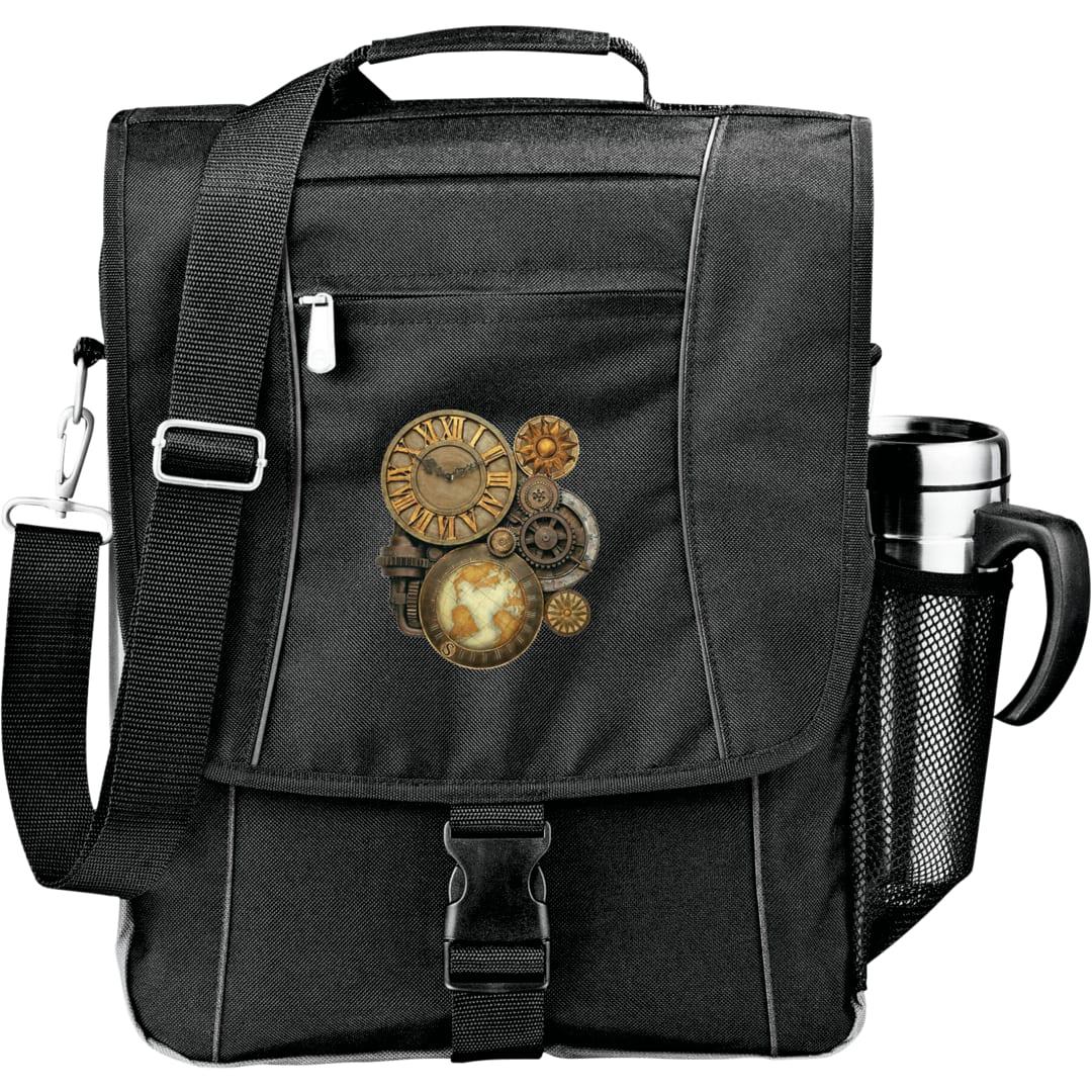 Verona vertical 15 computer briefcase Black miniatura 4