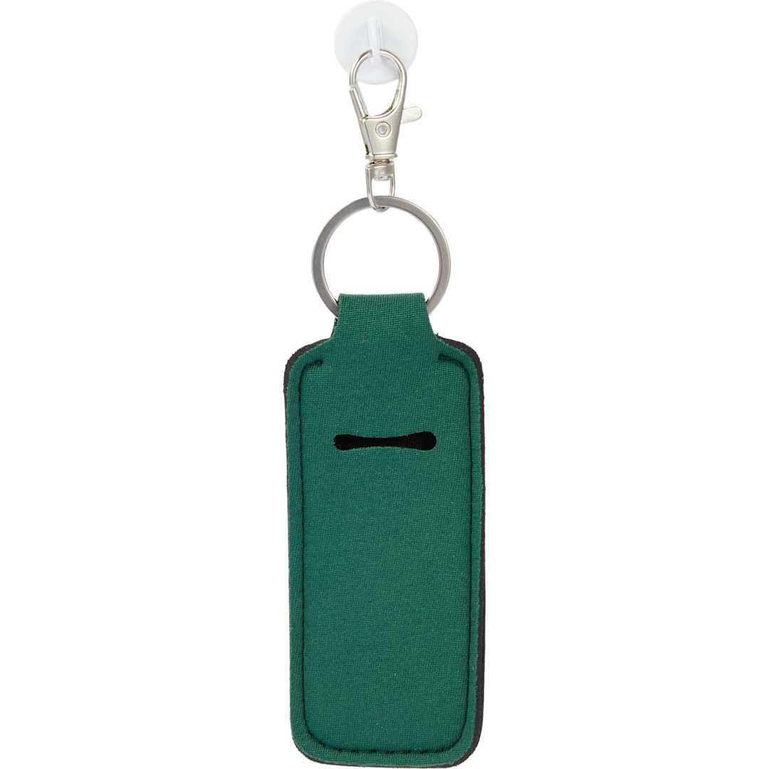 Bottle charm w/ neoprene chapstick holder Black miniatura 10