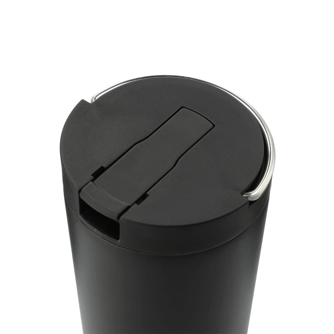 Thor copper insulated tumbler 24oz flip straw lid Black miniatura 3