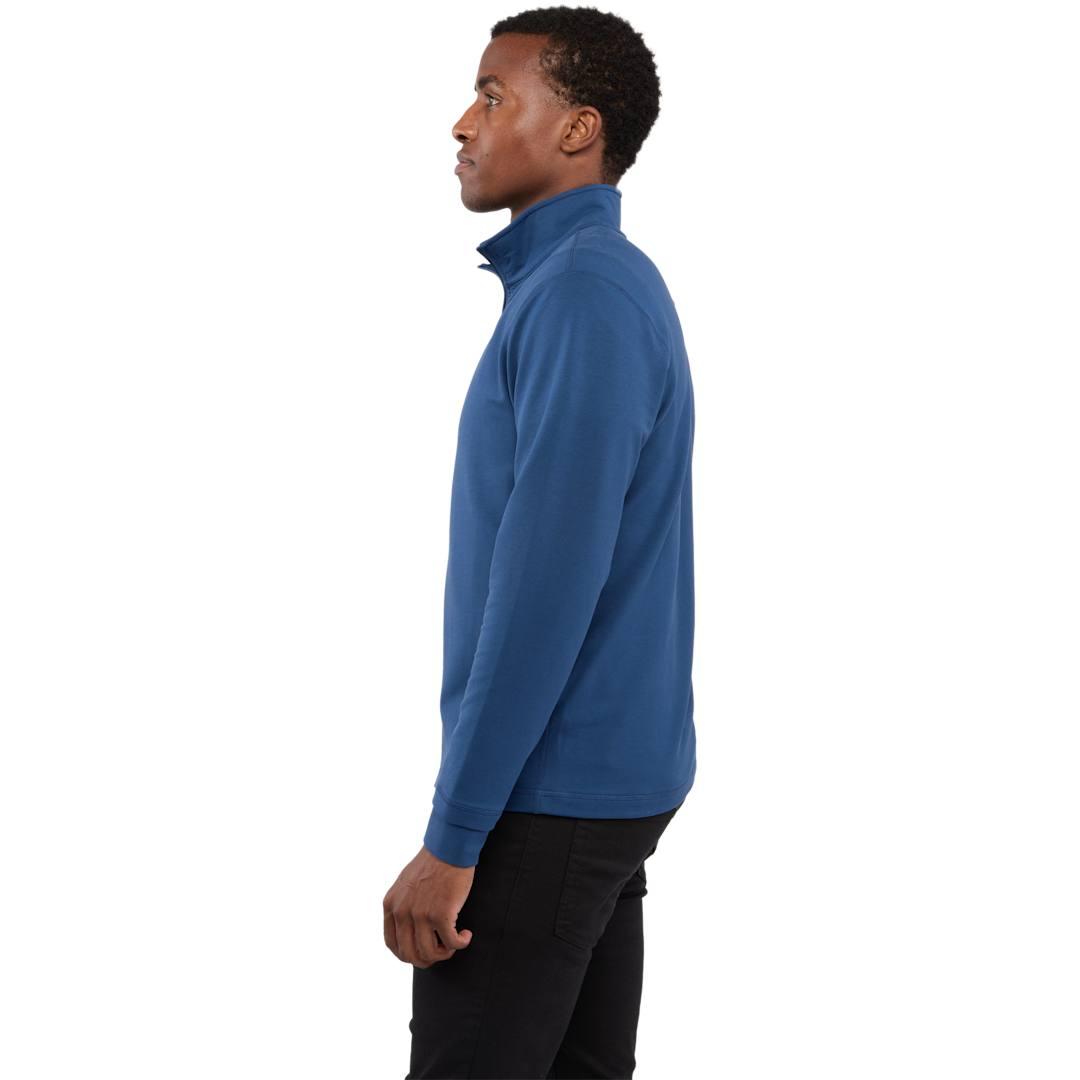 Lyon eco stretch knit full zip - mens Blue miniatura 11