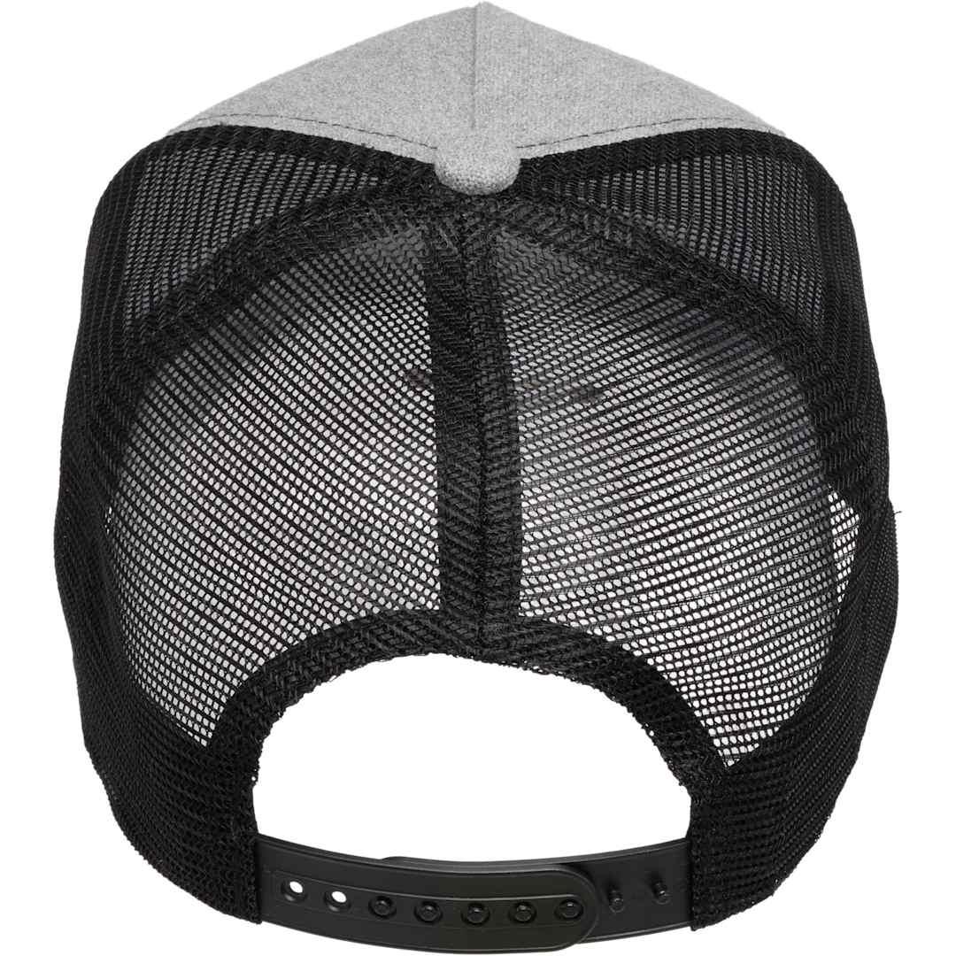 Recycled cotton canvas 5 panel mesh back ballcap Black miniatura 12