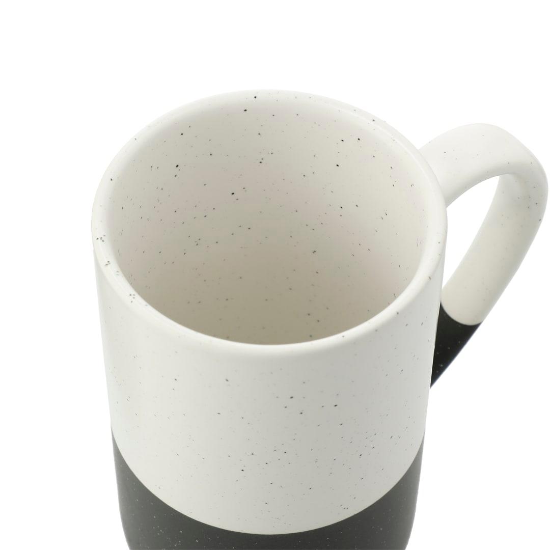 Speckled wayland ceramic mug 13oz Black front