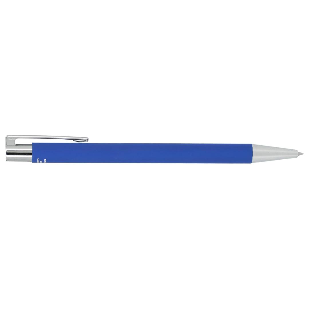 Maxi recycled aluminum soft touch gel pen Black miniatura 10