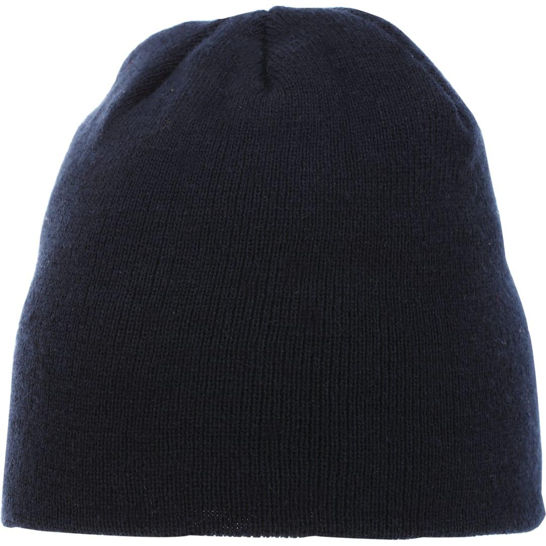Unisex level knit beanie Navy Blue miniatura 7