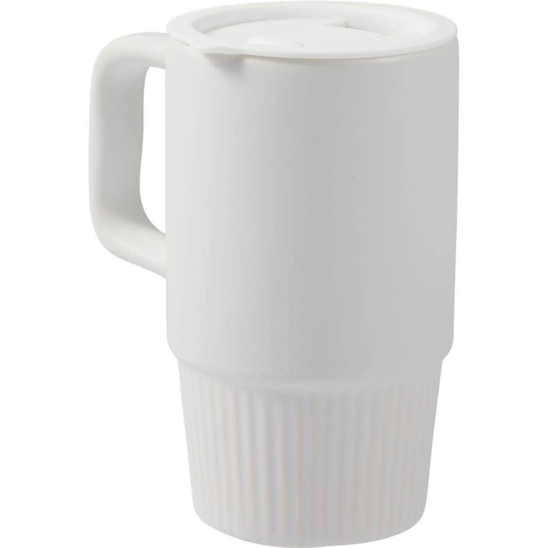 Camden 13oz ceramic mug w/ lid Black miniatura 30