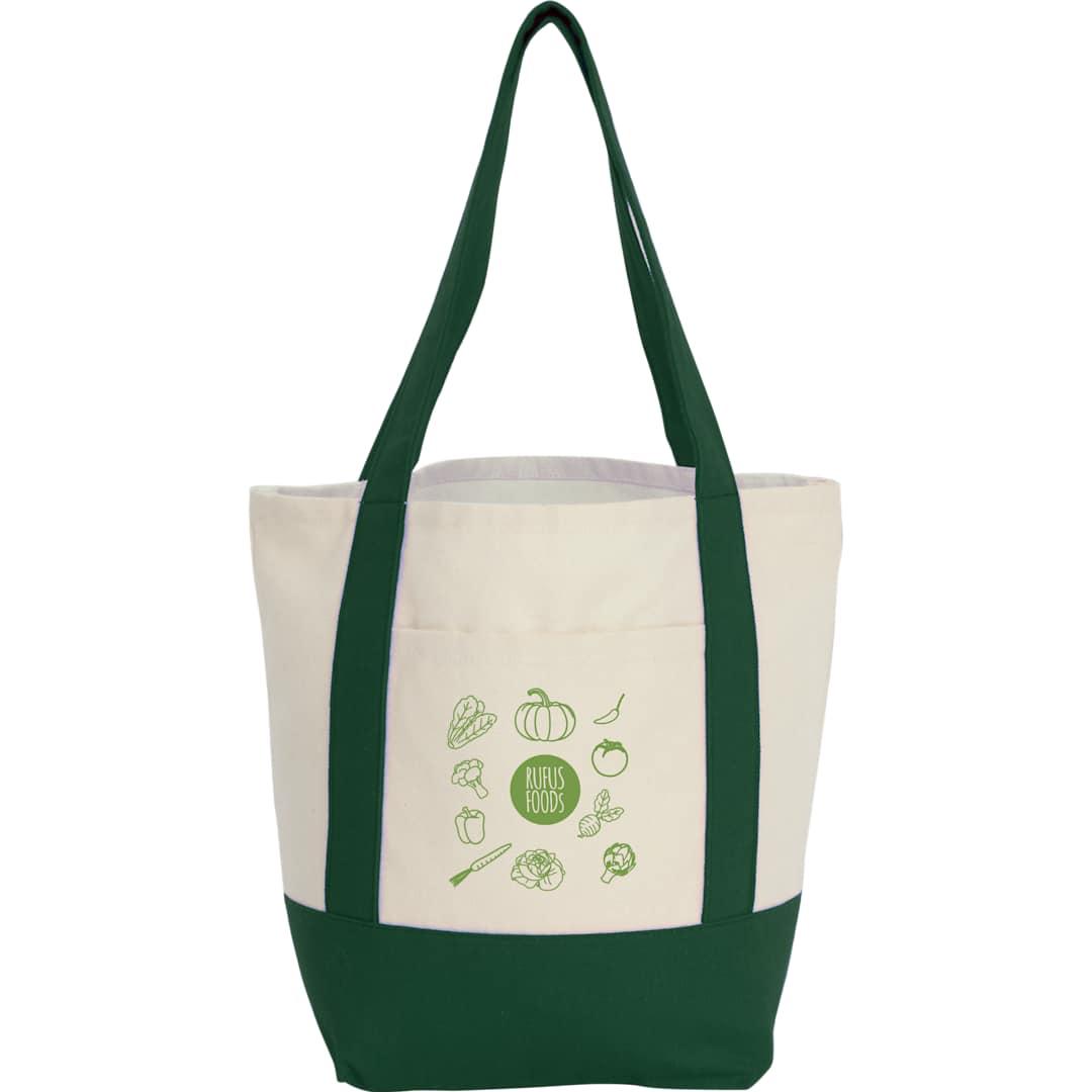 Mini recycled 8oz cotton canvas tote Red miniatura 18