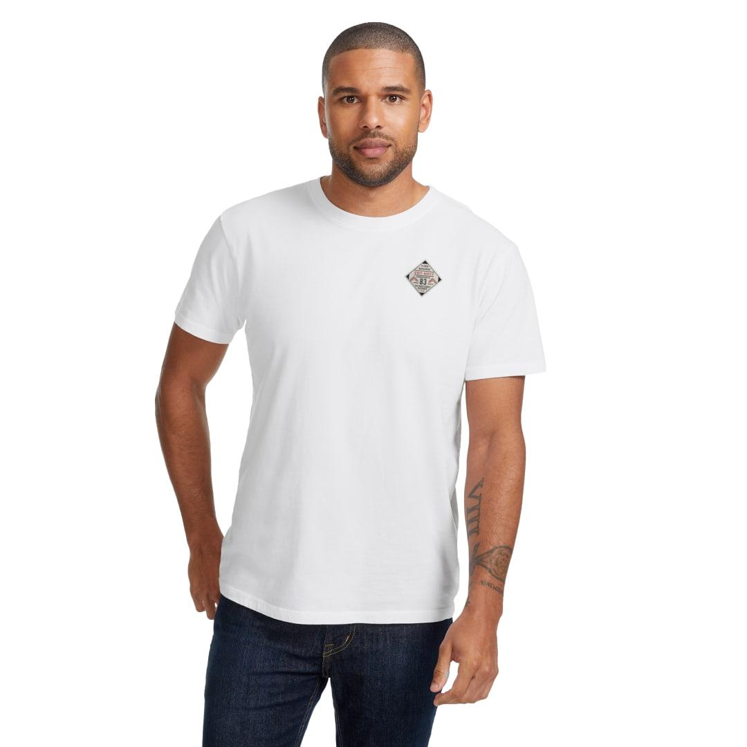 American giant classic cotton crew t - mens White miniatura 14