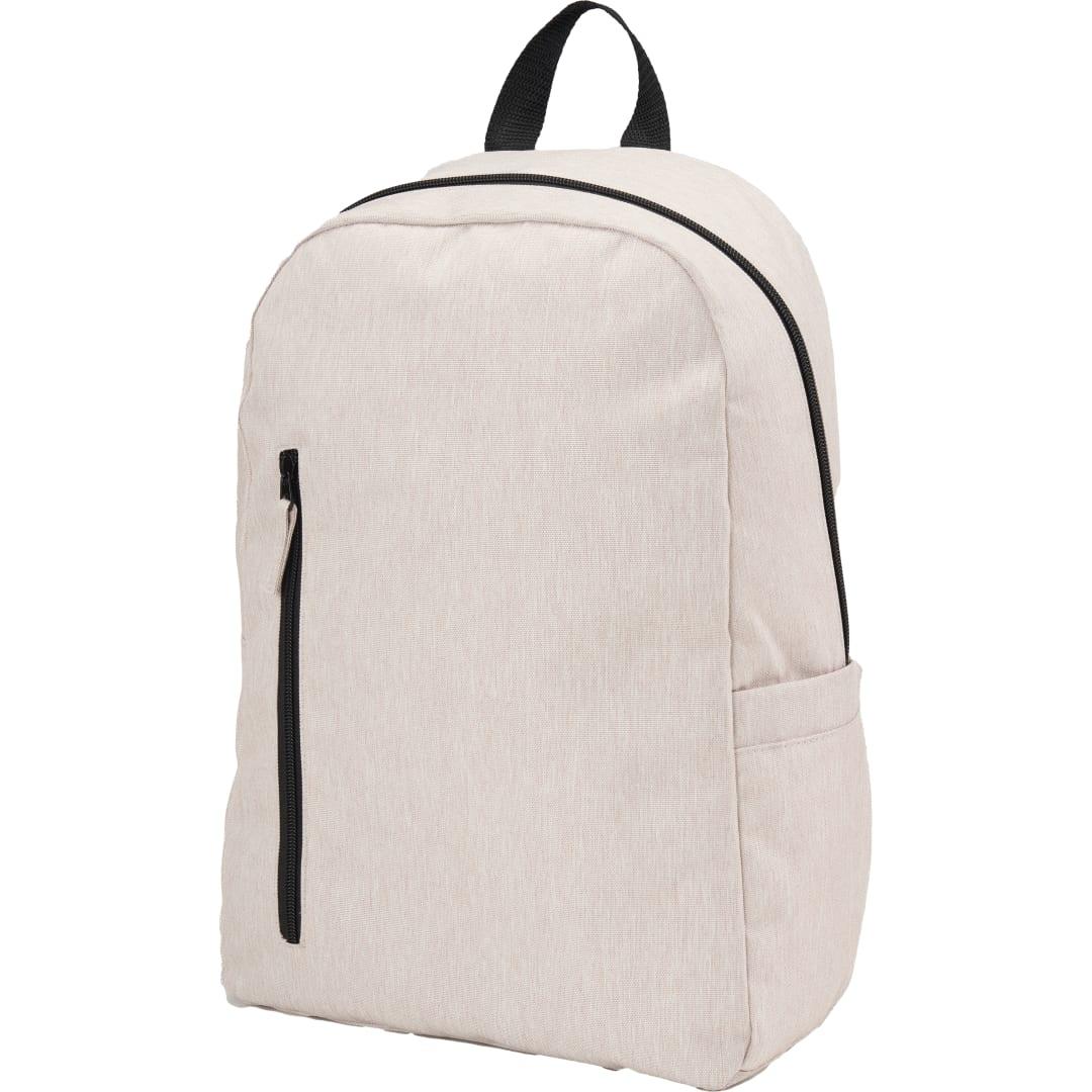 Skye recycled laptop backpack Cream front