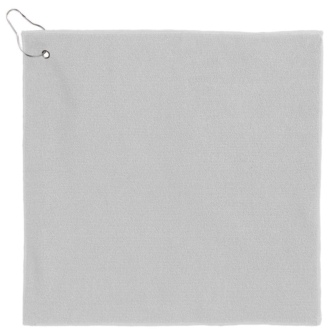 15 X 15 recycled 300g terry polyester towel Black miniatura 7