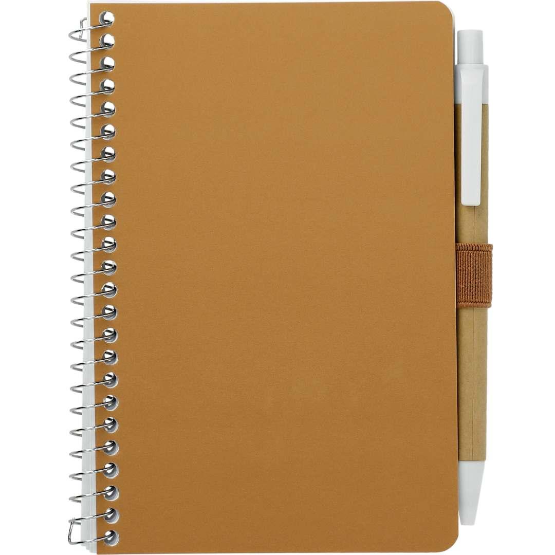 Fsc® mix 4 x 6 pocket spiral notebook with pen Black miniatura 19