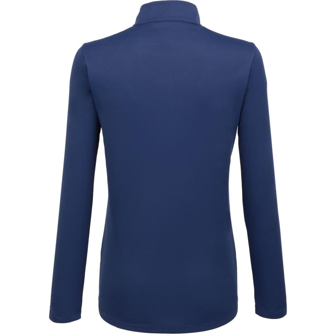 Dara knit quarter zip - womens Navy Blue front