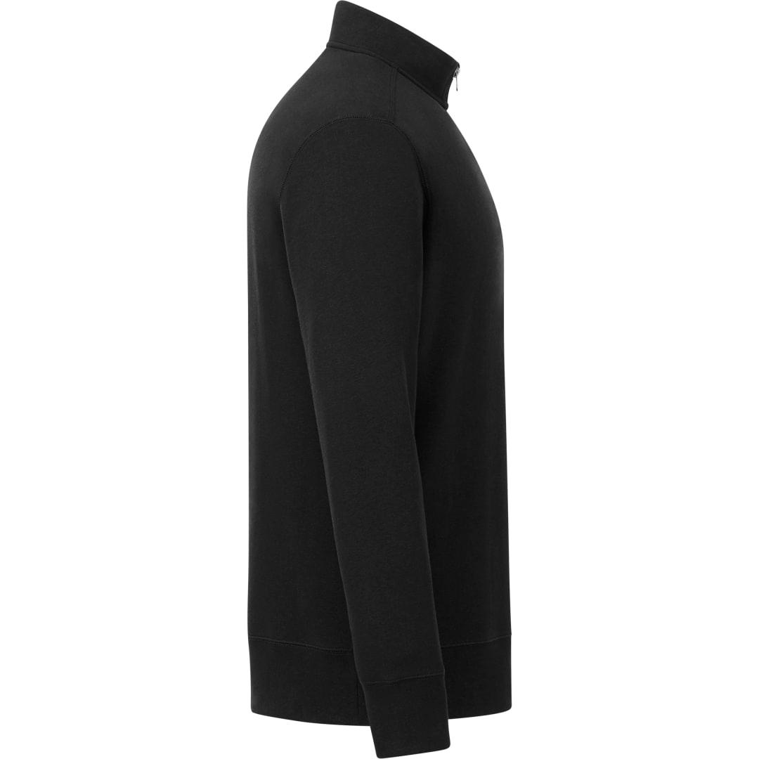 Mens dayton fleece half zip Black miniatura 21