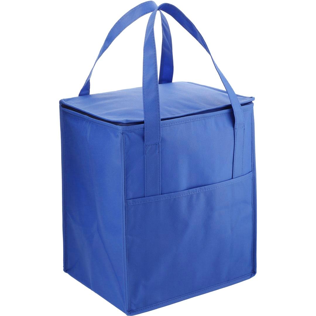 Hercules flat top insulated grocery tote Black miniatura 10