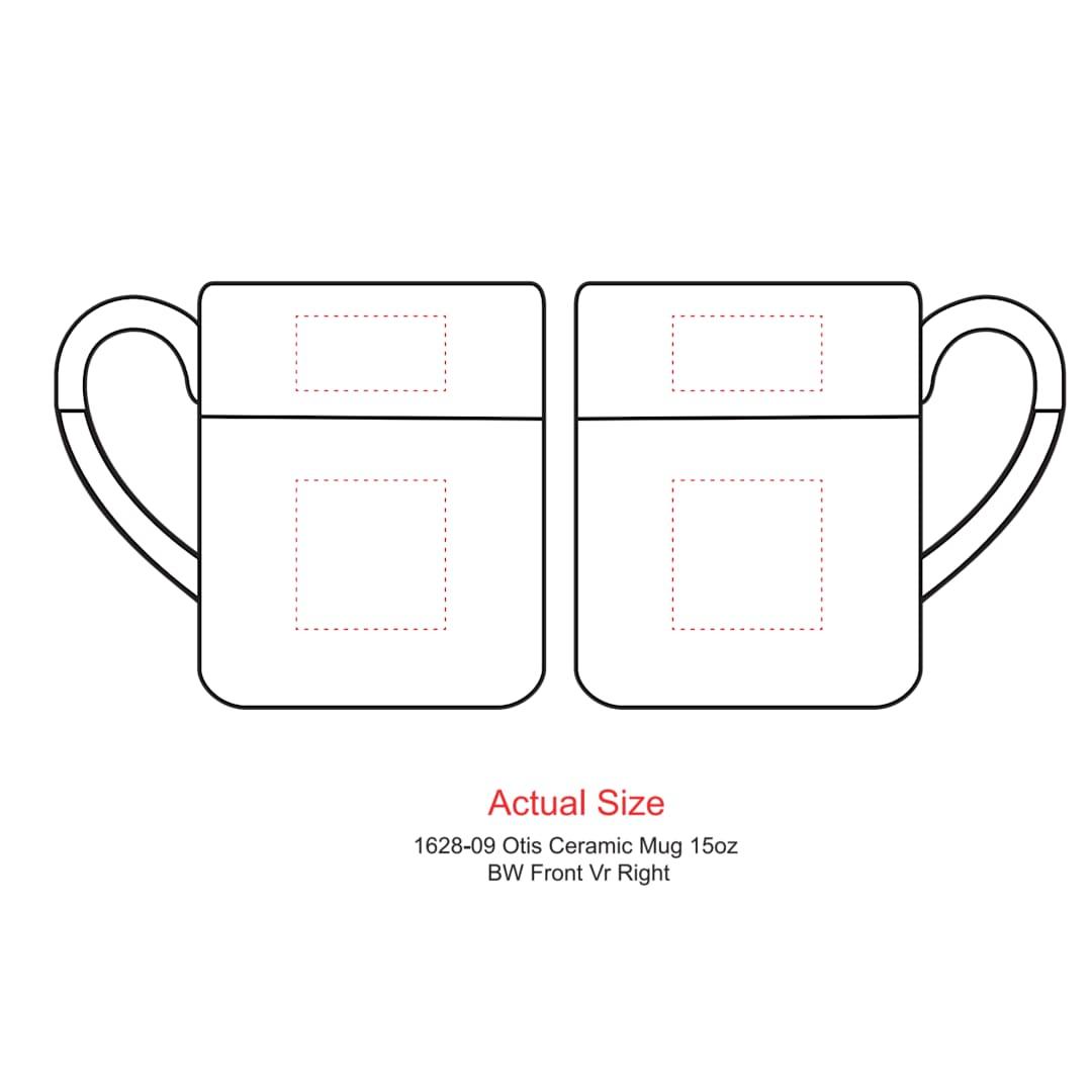 Otis ceramic mug 15oz Grey miniatura 3