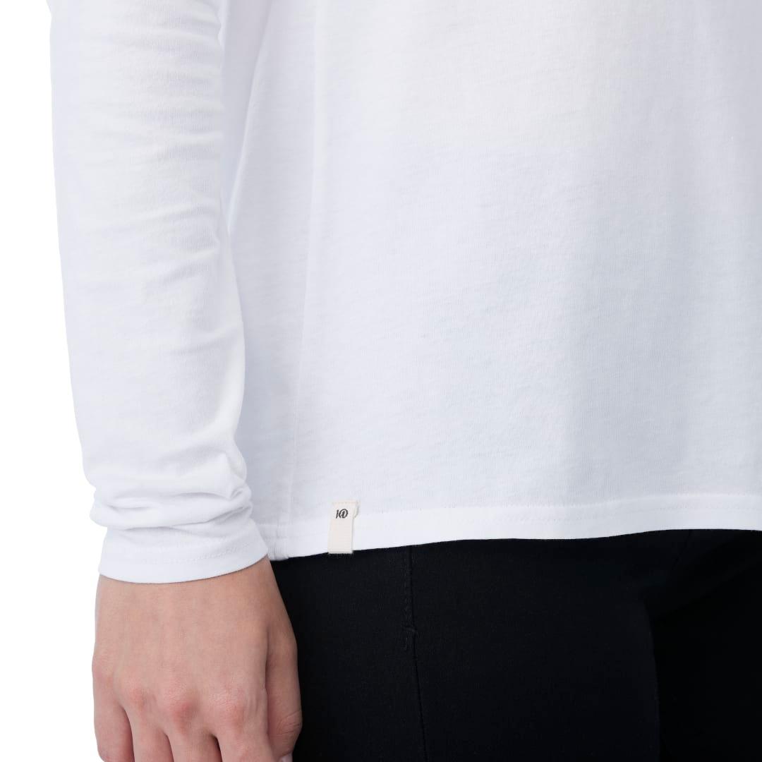 Tentree organic cotton longsleeve tee - womens White miniatura 7