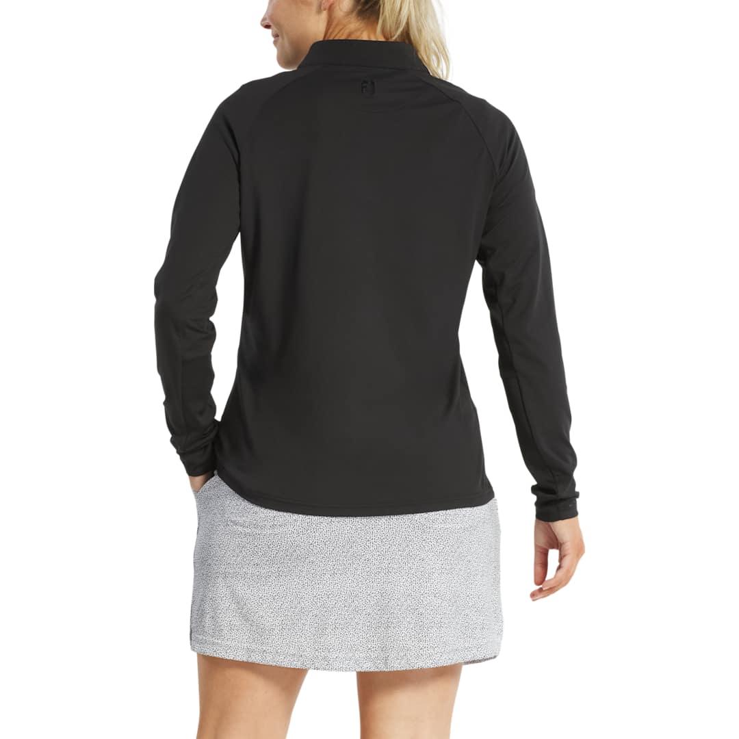 Footjoy womens quarter-zip Navy Blue miniatura 6