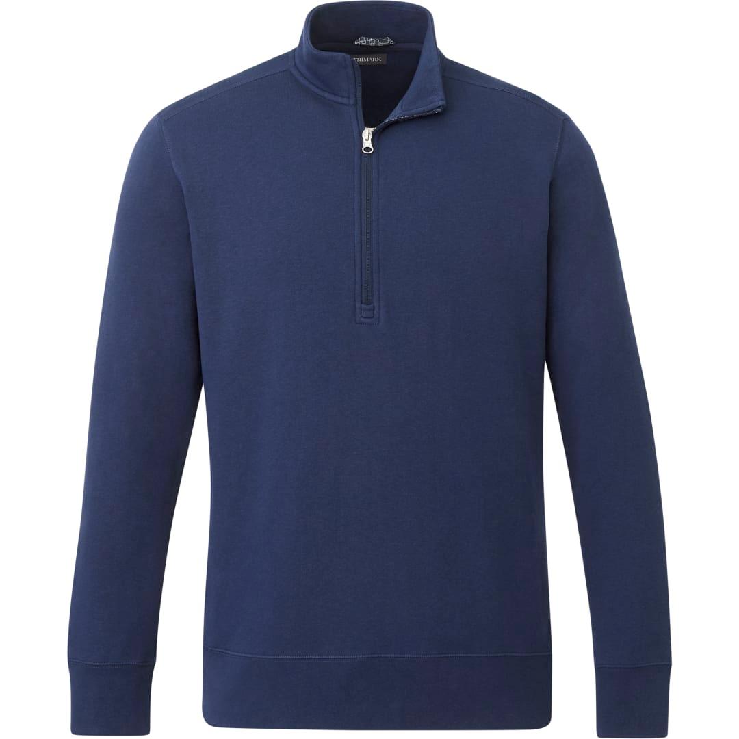Mens dayton fleece half zip Black miniatura 4
