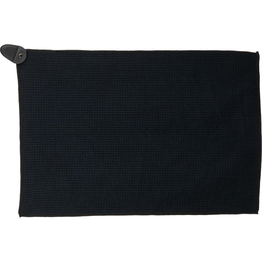 300G magnetic waffle golf towel Black miniatura 8