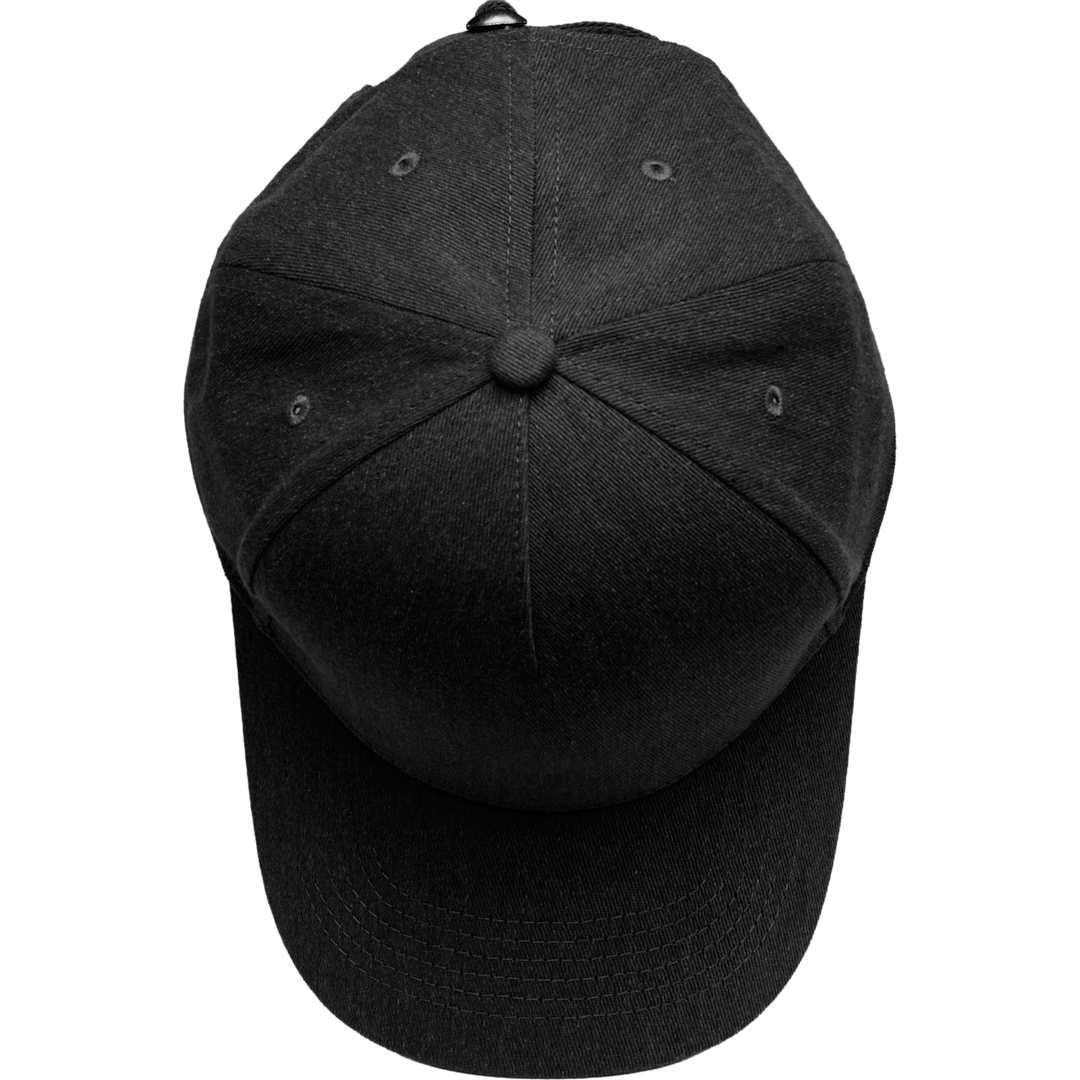Recycled cotton twill 5 panel ballcap - unisex Black miniatura 21