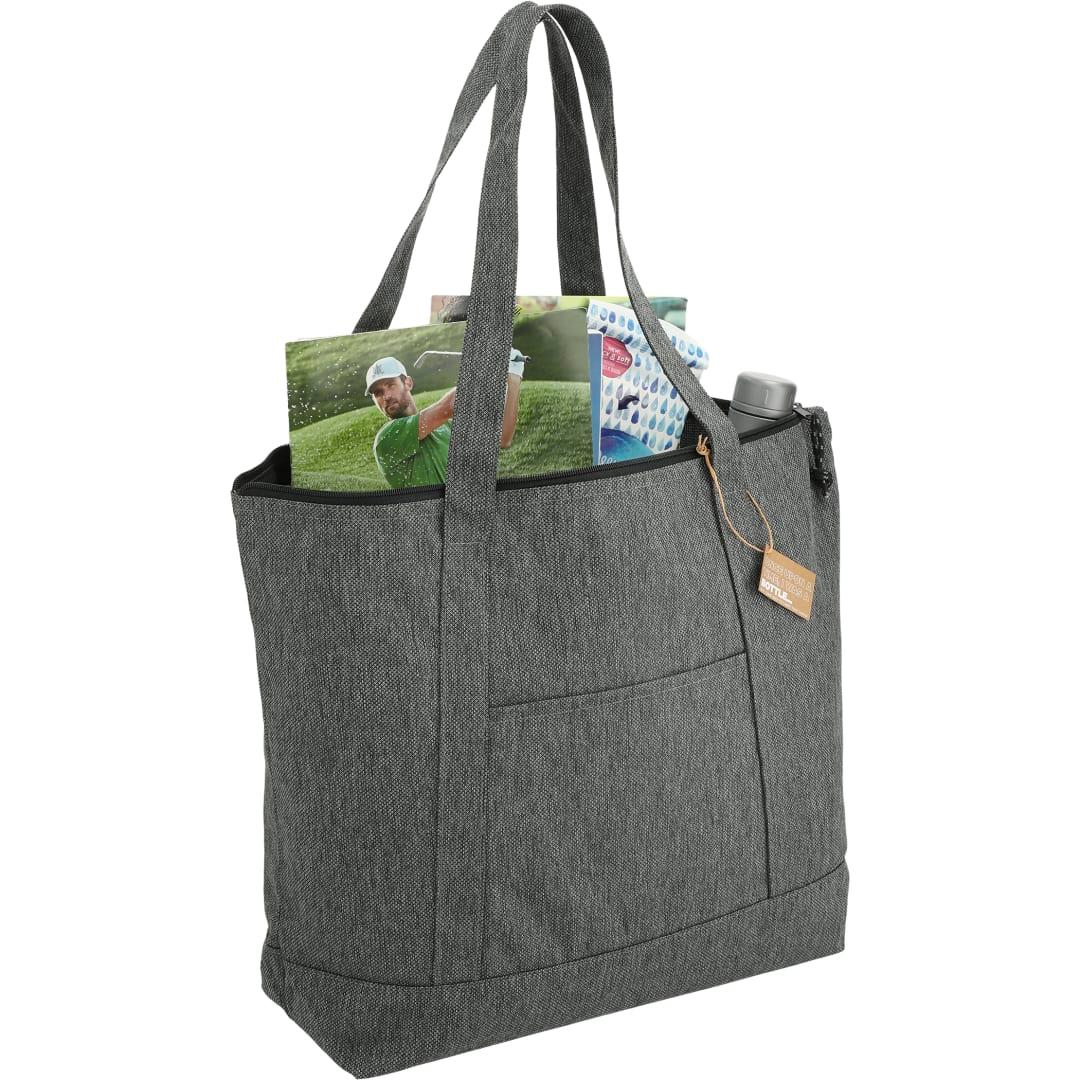 Vila recycled zippered tote Graphite miniatura 5
