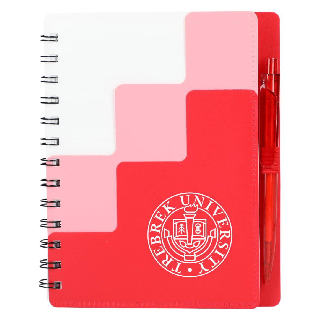 5 X 7 recycled pace spiral notebook w pen Black miniatura 13