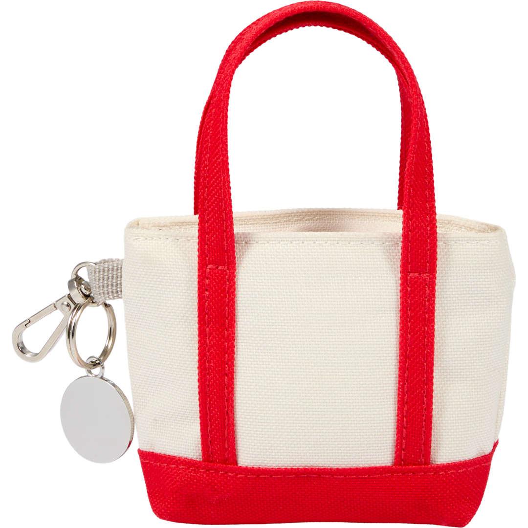Mini tote bag charm Black miniatura 37