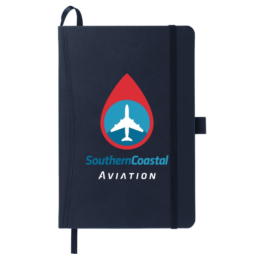 Fsc® mix 5.75 x 8.5 pedova™ pocket bound journal Navy Blue miniatura 20