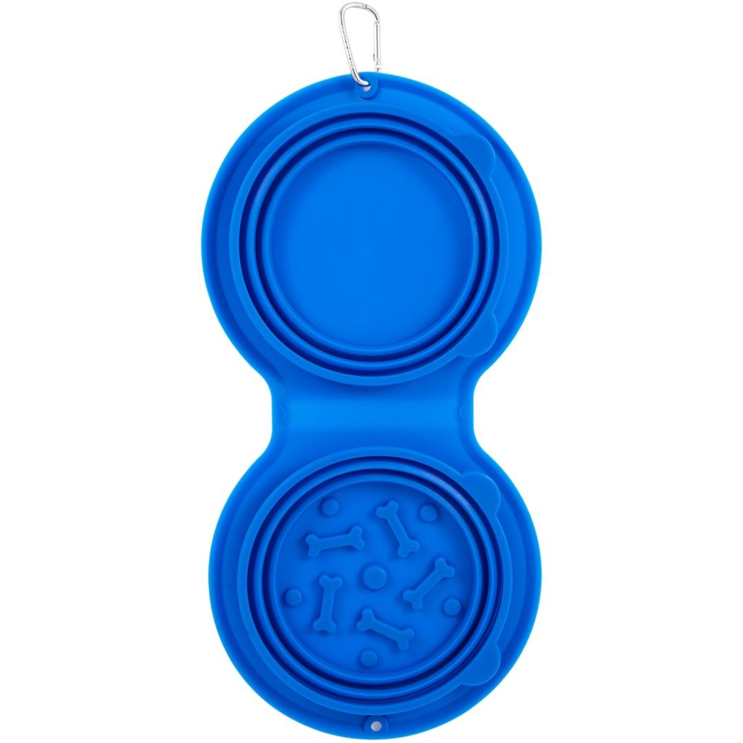 Chowtime dual collapsible slow feeder Black miniatura 15
