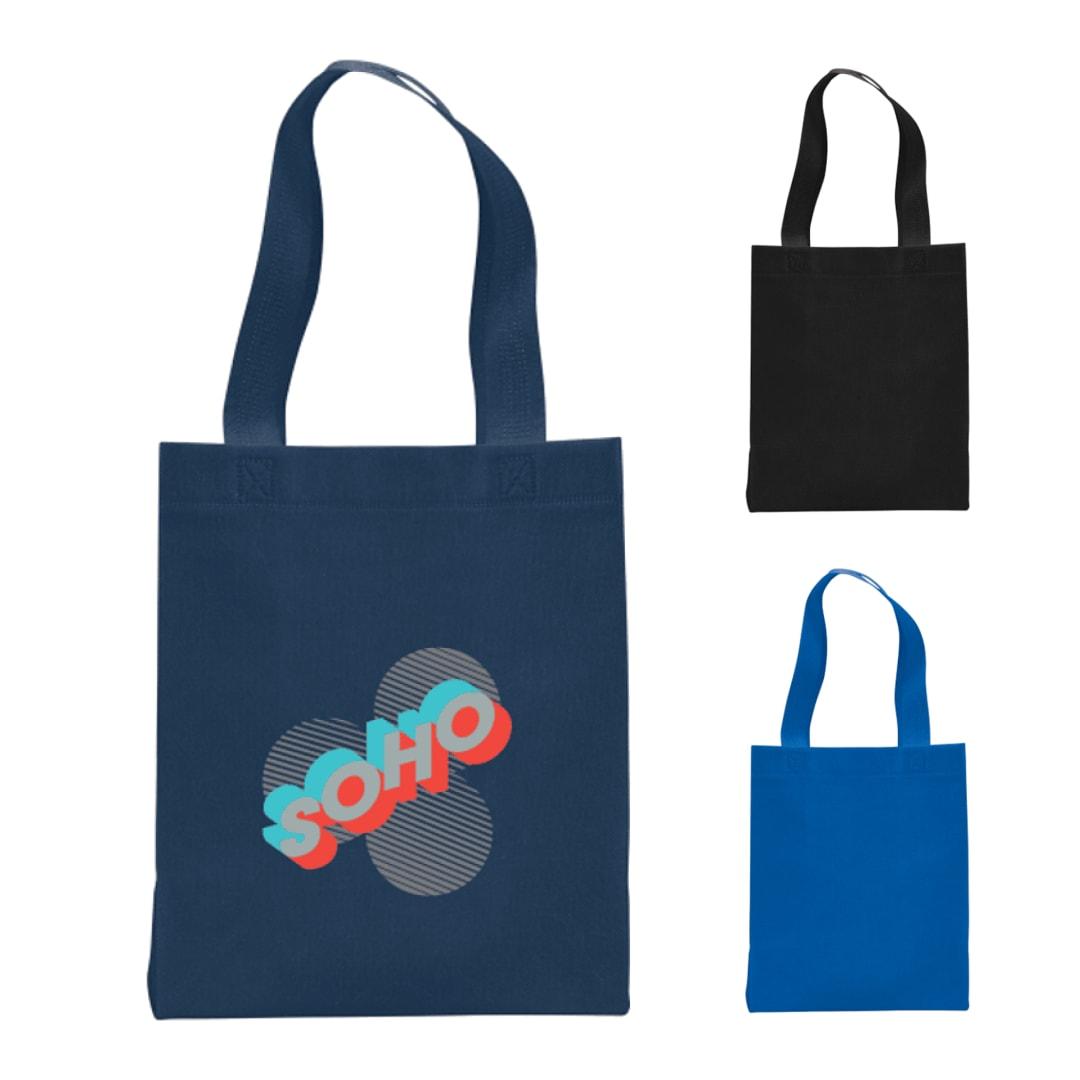Challenger mini non-woven tote Navy Blue miniatura 6