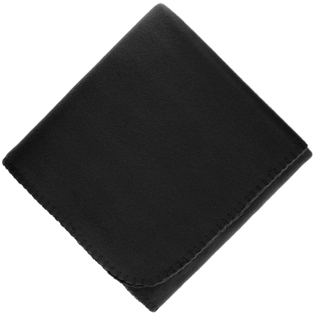 Cozy fleece blanket Black miniatura 3