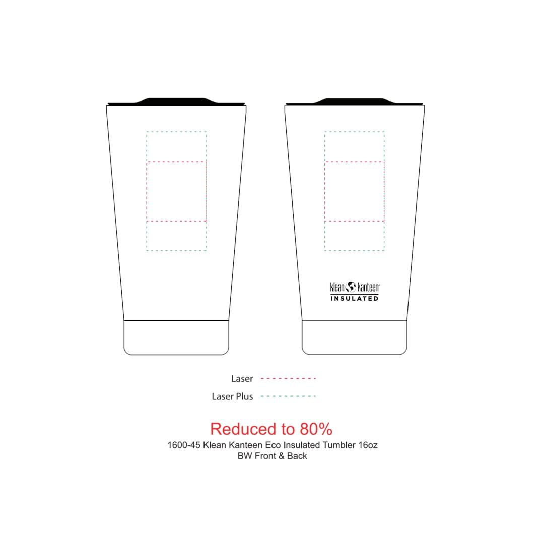 Klean kanteen eco insulated tumbler 16oz Black miniatura 11