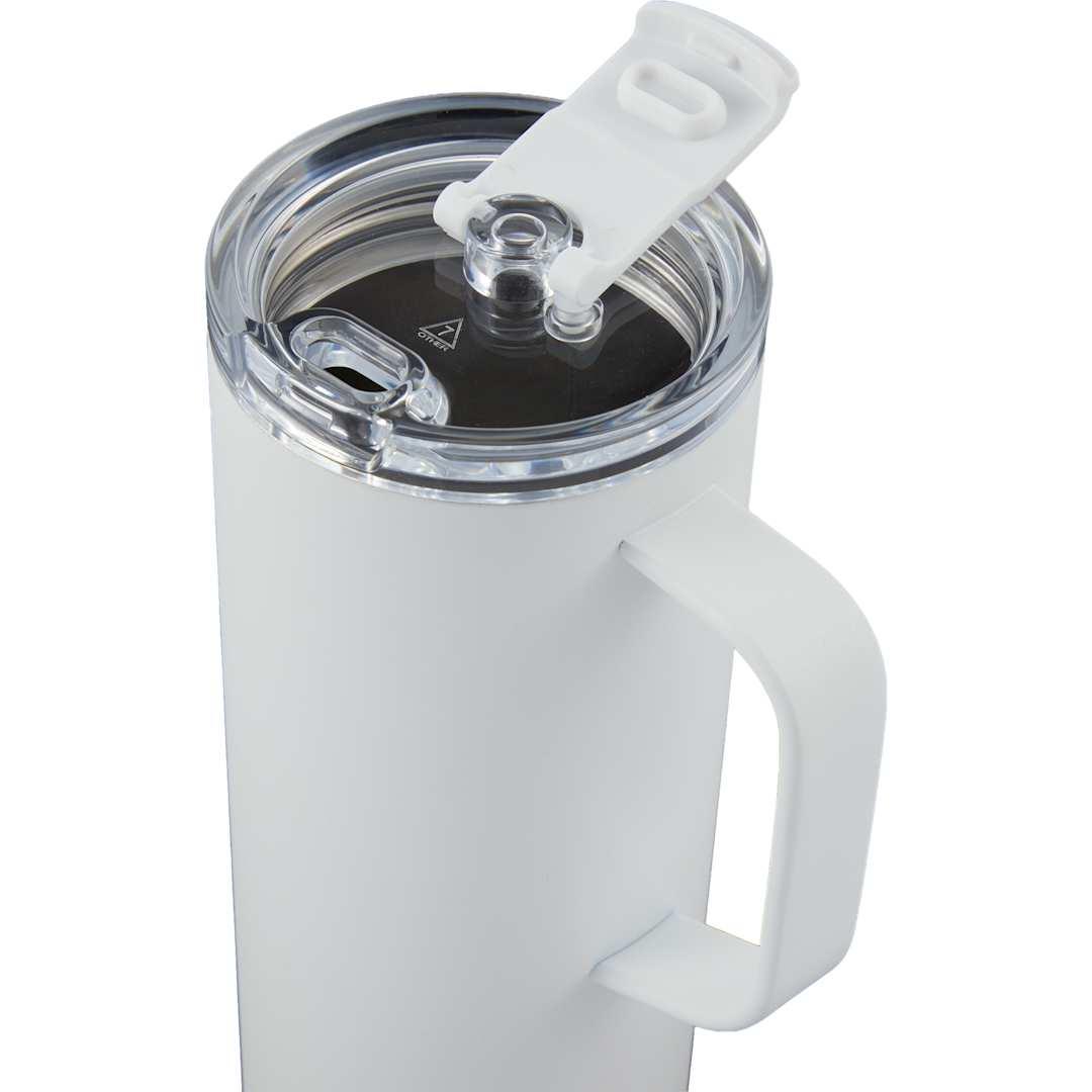 Whitney recycled tall tumbler w/ flip lid 20oz Black miniatura 16