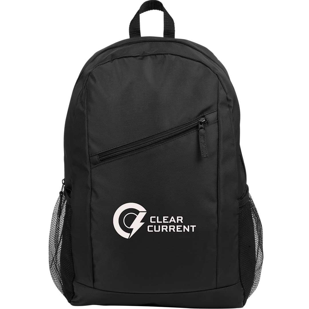 Packable recycled backpack Black miniatura 5