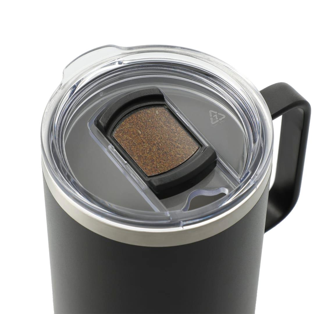 Valhalla copper vacuum insulated camp mug 14oz Navy Blue front