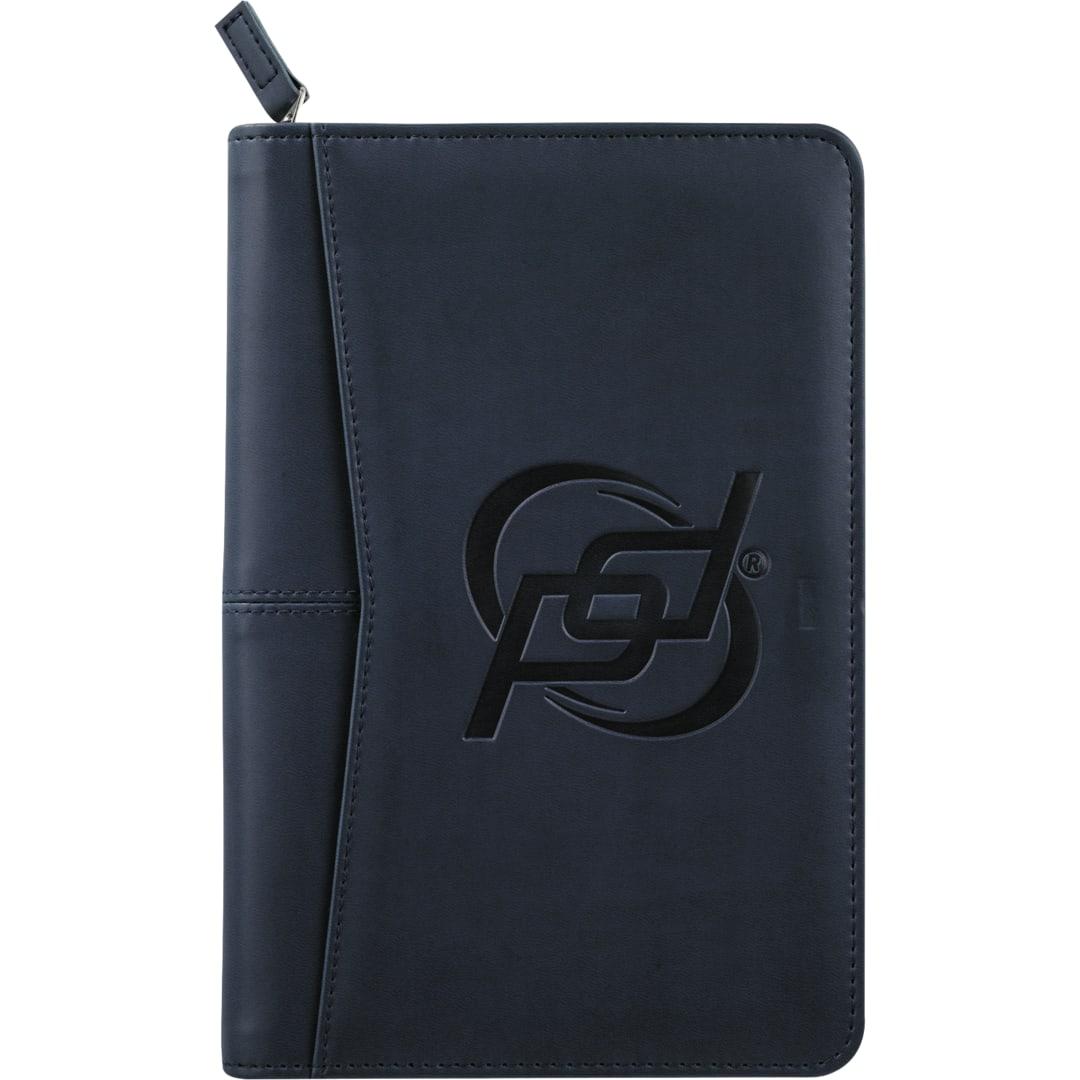 Fsc® mix pedova™ recycled jr. zippered padfolio Black miniatura 10
