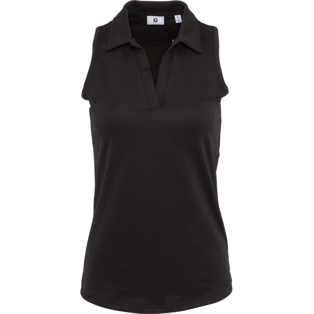 Footjoy womens racerback tank polo White miniatura 3
