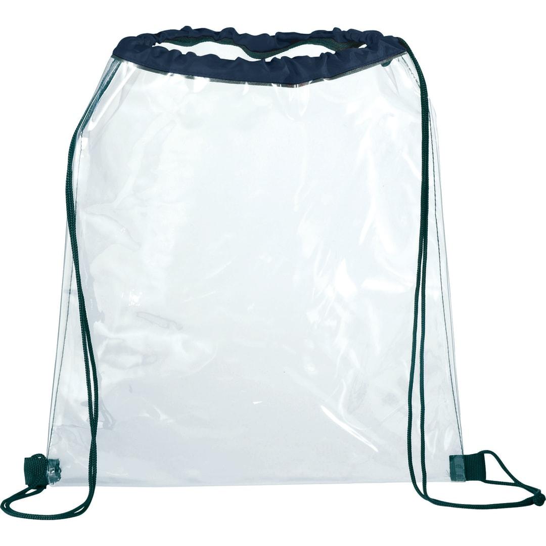 Rally clear drawstring bag Navy Blue miniatura 8