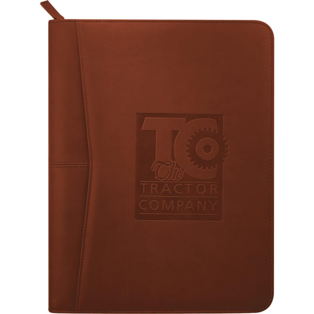 Fsc® mix pedova™ recycled zippered padfolio Red miniatura 23