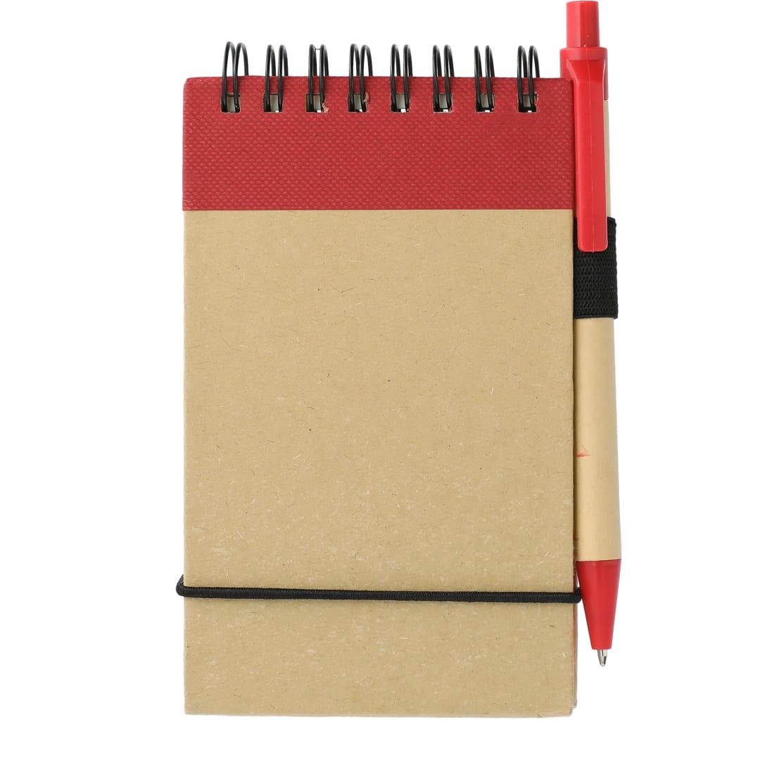Fsc® mix 5 x 3 recycled jotter with pen Natural miniatura 28