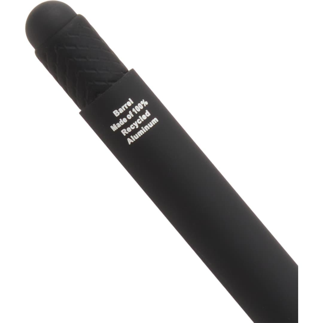 Nadine recycled soft touch gel stylus Black miniatura 4