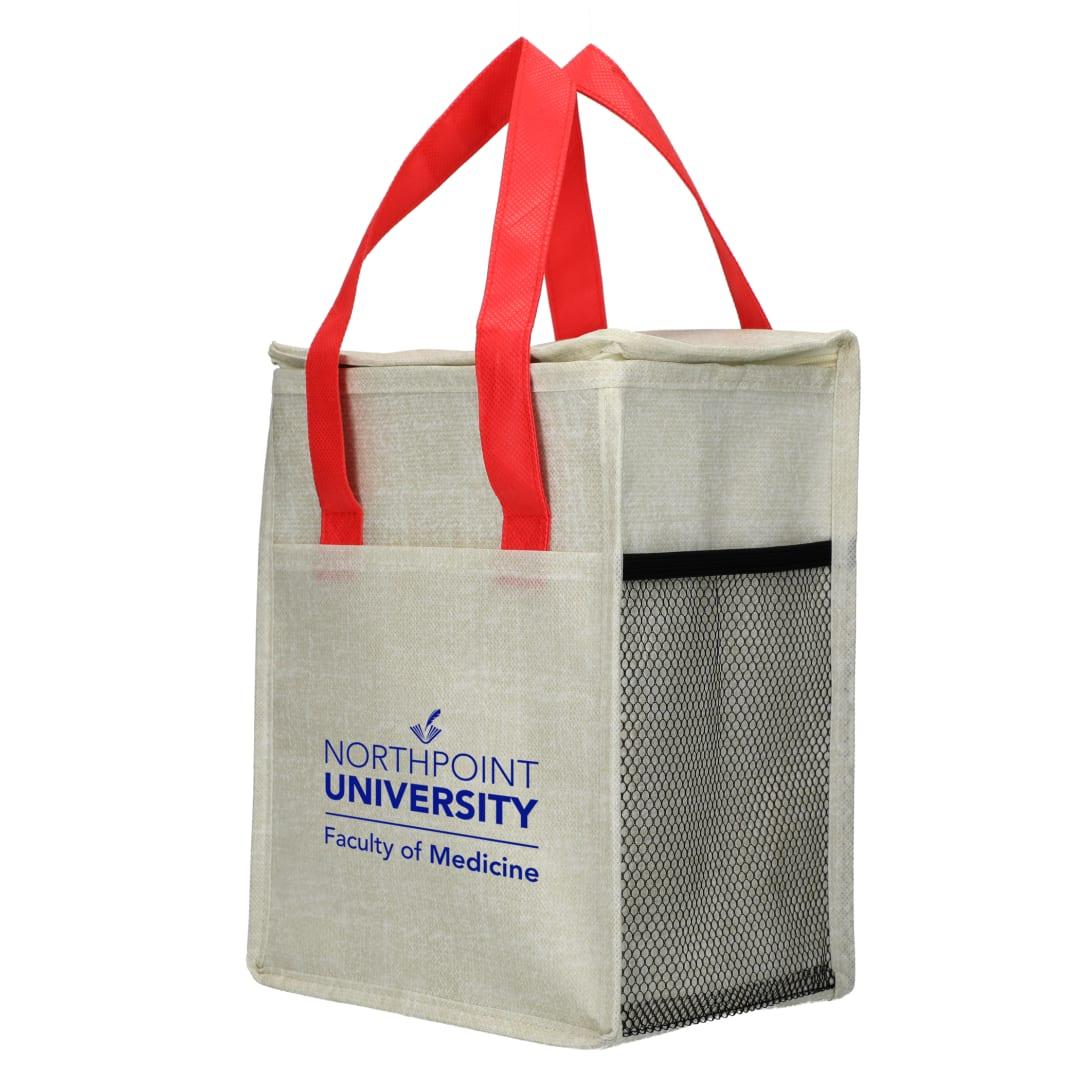 Ares recycled non-woven 12 can cooler Black miniatura 30