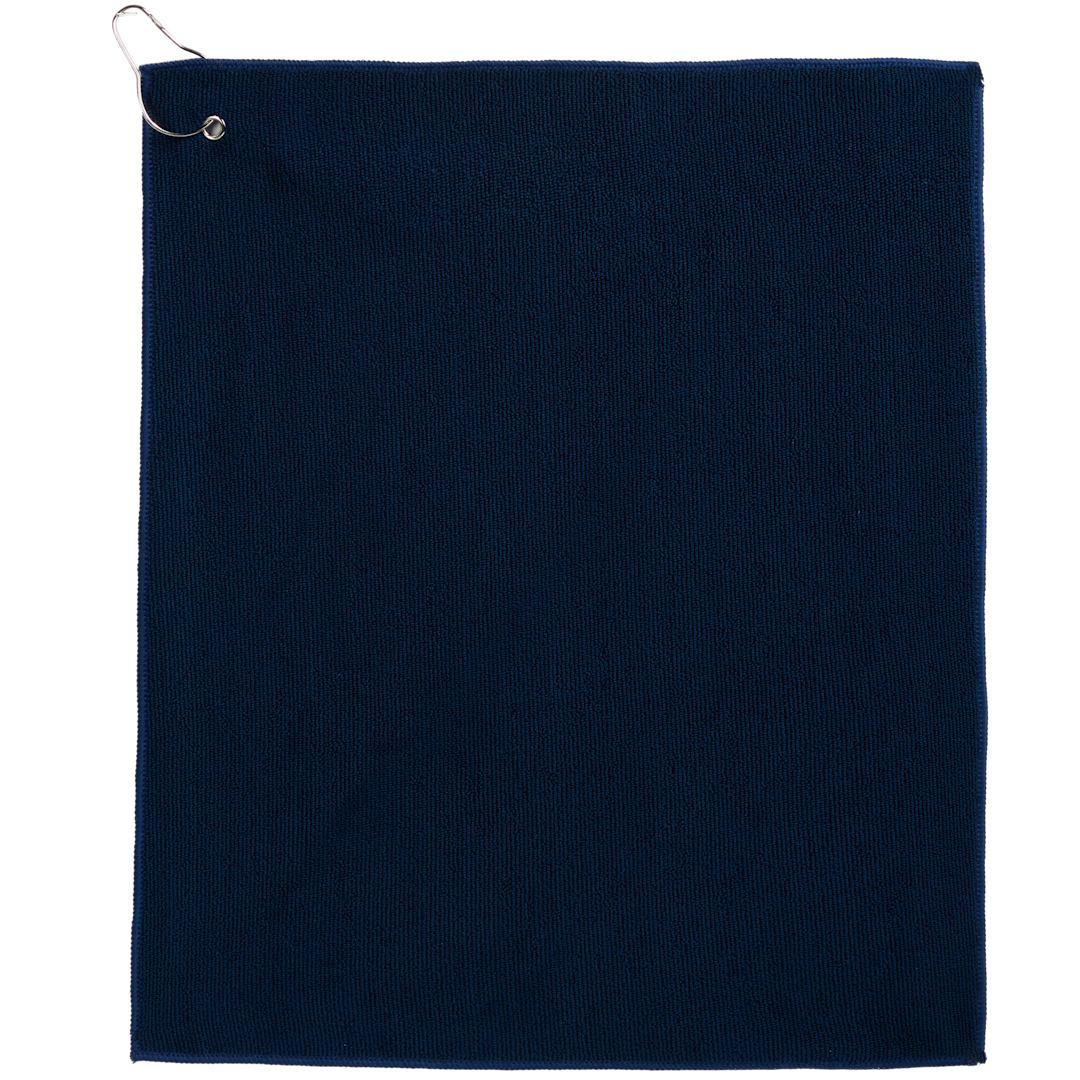 15 X 18 recycled 300g terry polyester towel Black miniatura 5