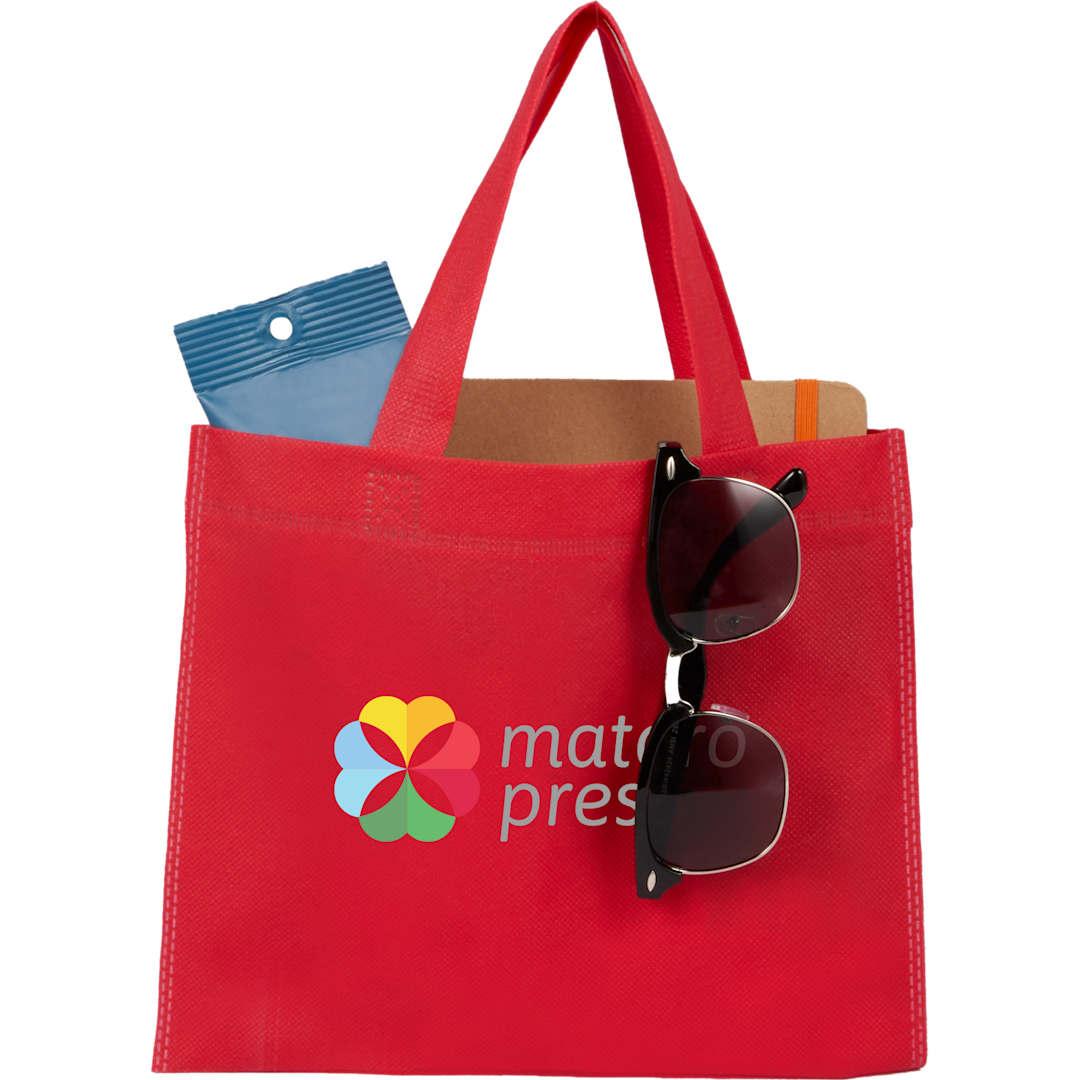 Mini non-woven heat sealed tote Red miniatura 21