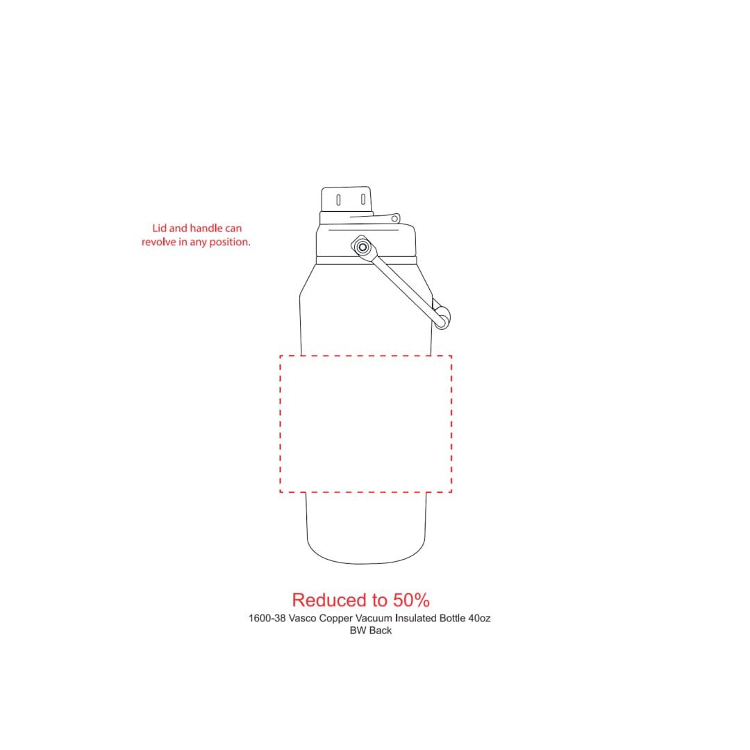 Vasco copper vacuum insulated bottle 40oz Black miniatura 8