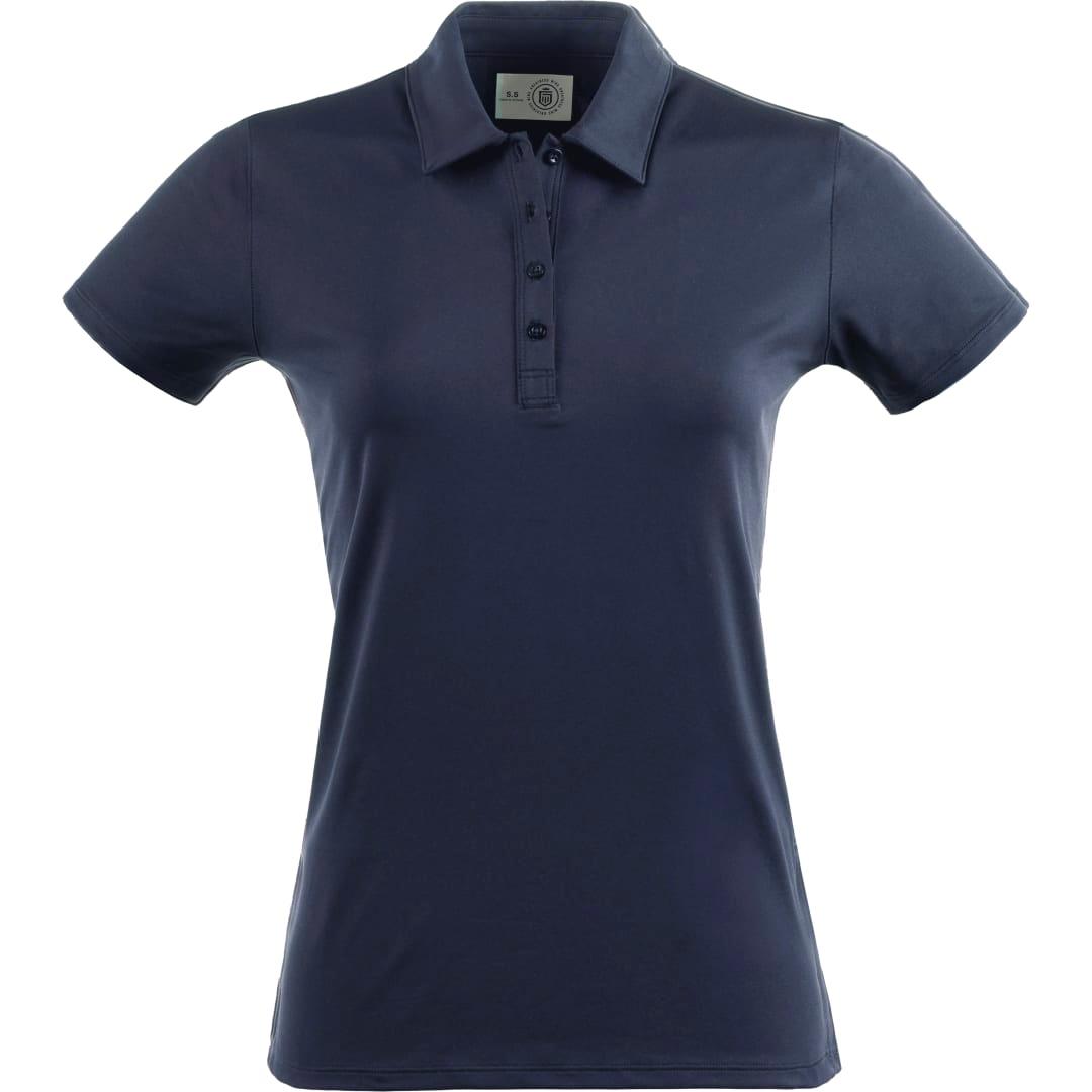 Greatness wins athletic tech polo - womens Navy Blue miniatura 3